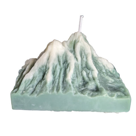 Snowy Mountains Pillar Candle