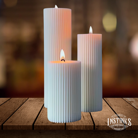 Trio Pillar Candle Set