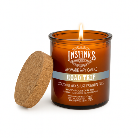 Road Trip Amber Jar Candle