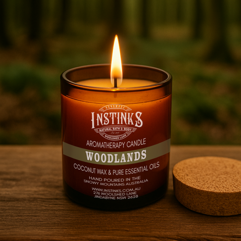 Woodlands Amber Jar Candle