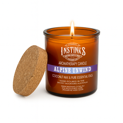 Alpine Unwind Amber Jar Candle