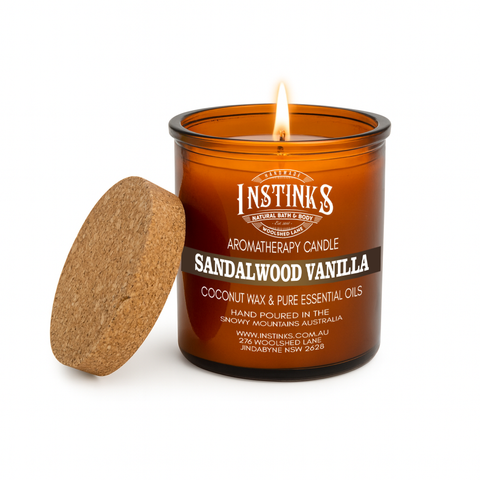 Sandalwood Vanilla Amber Jar Candle