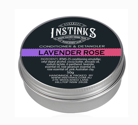 Hair Conditoner & Detangler Bar - Lavender Rose