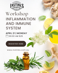 Guest speaker:  Inflammation and immune system.  21 April 9am