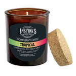 Tropical Amber Jar Candle -  Grapefruit, Ylang ylang, Vanilla oleoresin