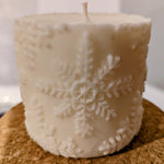 Snowflake Candle Pillar